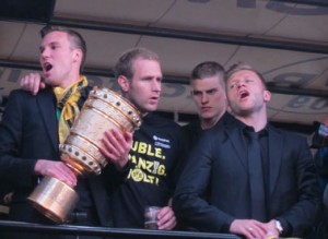 Borussia Dortmund feiert das Double 2012